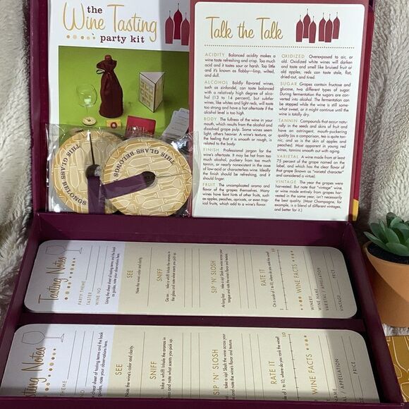 Wine Tasting Party Kit NWOT - Picture 6 of 7